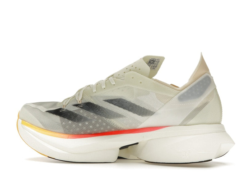 adidas Adizero Adios Pro 3 Ivory Core Black Crystal Sand