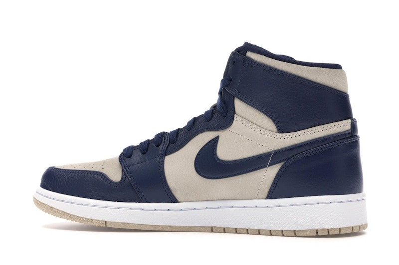 Jordan 1 Retro Premium Midnight Navy Light Cream (Women's)