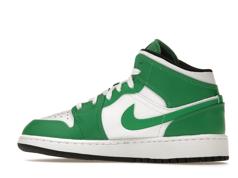 Jordan 1 Mid Lucky Green (GS)