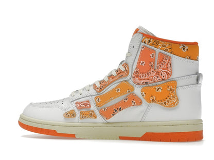 AMIRI Skel Top Hi Bandana White Orange