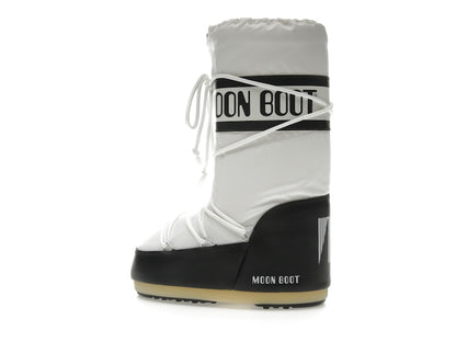 Moon Boot Icon Nylon Boot Black White