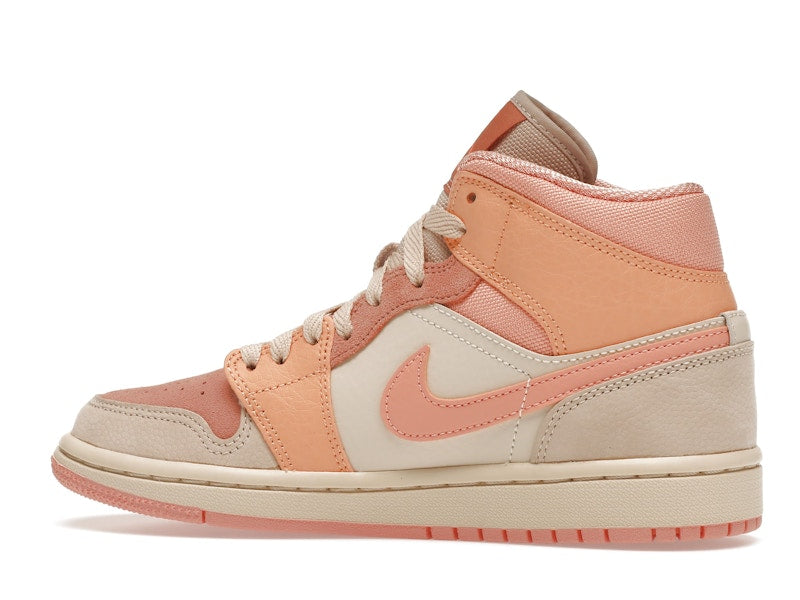 Jordan 1 Mid Apricot Orange (Women's)