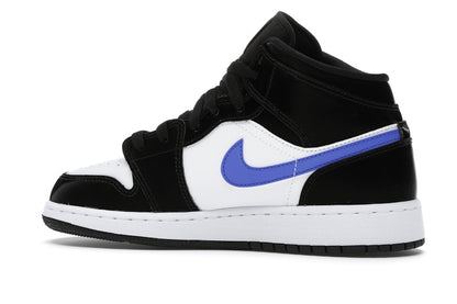 Jordan 1 Mid Black Racer Blue White (GS)
