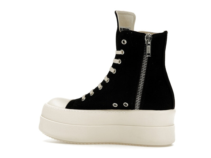 Rick Owens DRKSHDW Mega Bumper Sneaks Black White (Women's)
