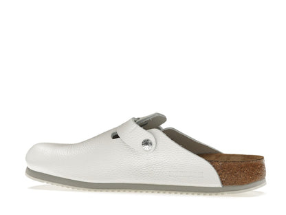 Birkenstock Boston Super Grip Leather White