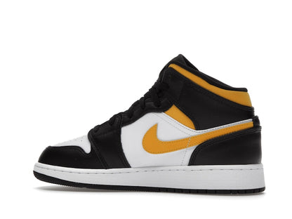 Jordan 1 Mid White Pollen Black (GS)