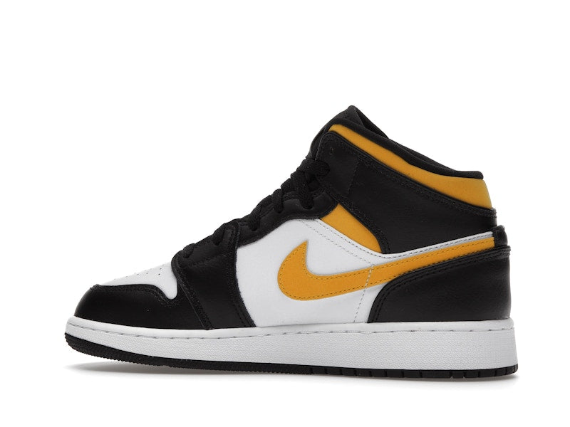 Jordan 1 Mid White Pollen Black (GS)