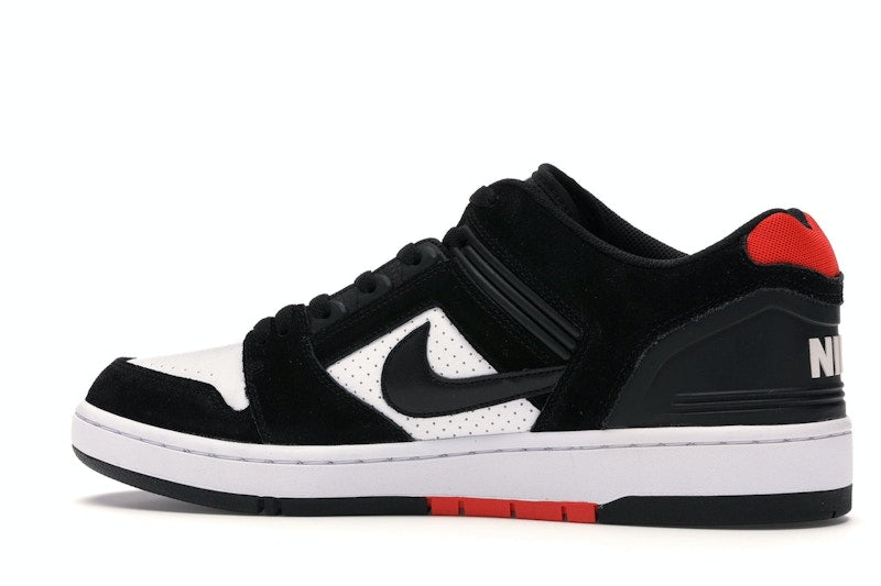Nike SB Air Force 2 Low Black White Habanero Red