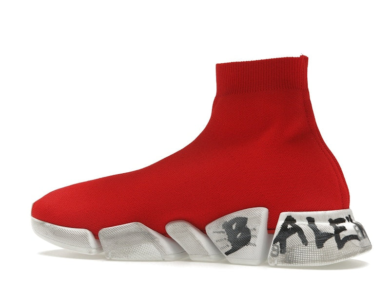 Balenciaga Speed 2.0 Graffiti Red White