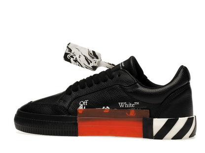 OFF-WHITE Vulc Low Leather Black White FW21