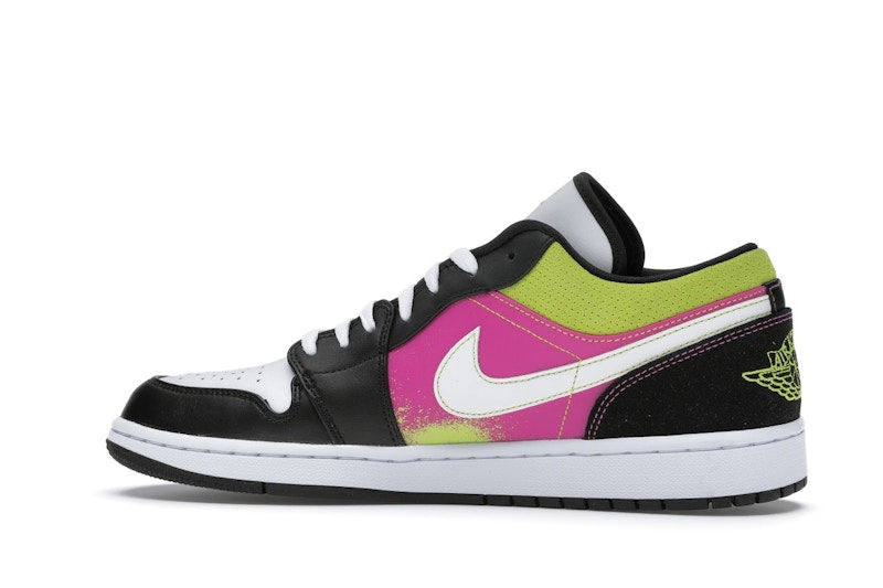 Jordan 1 Low Black Active Fuchsia Cyber