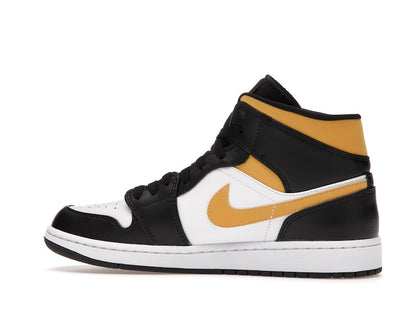 Jordan 1 Mid White Pollen Black