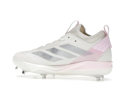 adidas Adizero Instinct+ 2.0 Chalk White Silver Metallic Clear Pink (Women's)