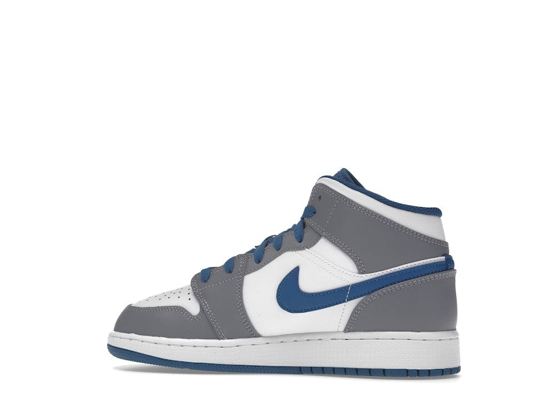 Jordan 1 Mid True Blue Cement (GS)