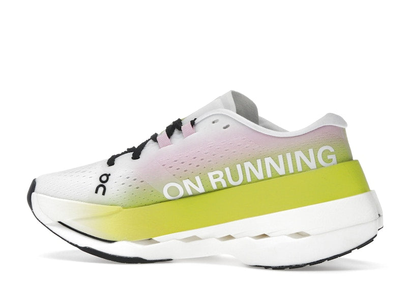 On Running Cloudboom Max Lime Raspberry