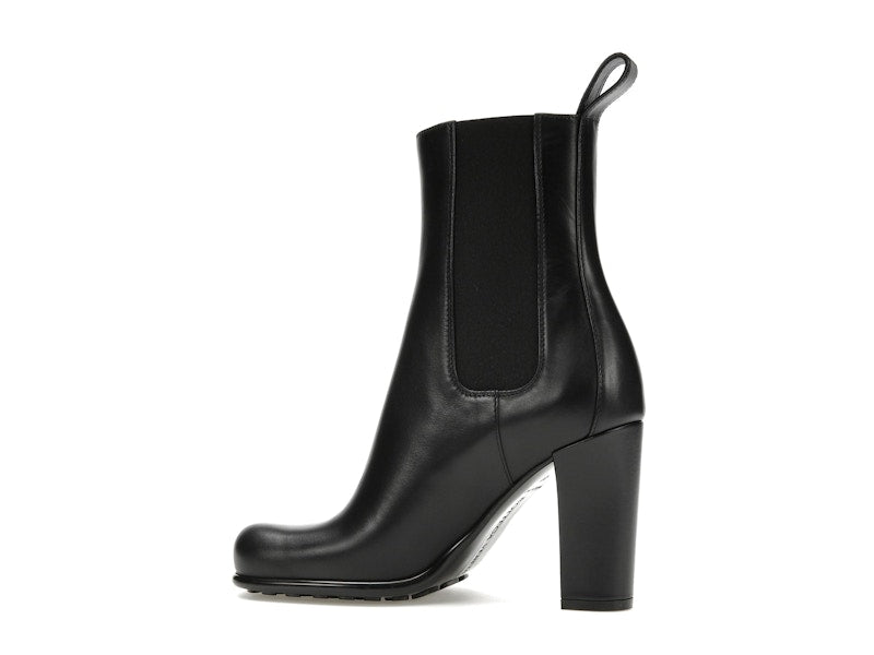 Bottega Veneta Storm Moulded Toe Leather Chelsea Boot Black (Women's)