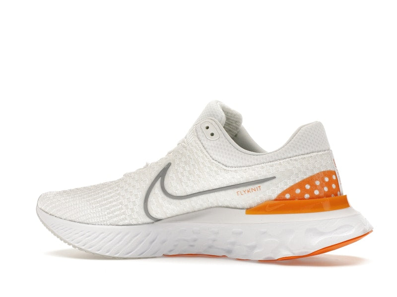 Nike React Infinity Run Flyknit 3 White Grey Kumquat