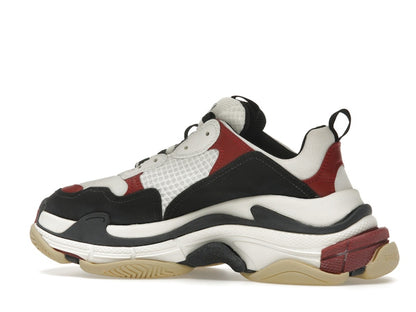 Balenciaga Triple S White Black Crimson