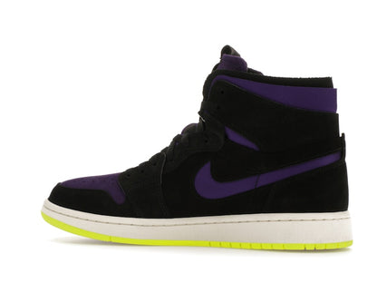 Jordan 1 High Zoom Air CMFT Black Court Purple Lemon Venom (Women's)