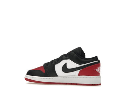 Jordan 1 Low Bred Toe 2.0 (GS)