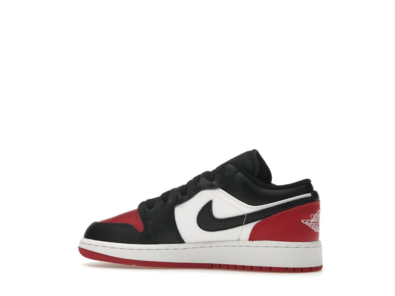 Jordan 1 Low Bred Toe 2.0 (GS)