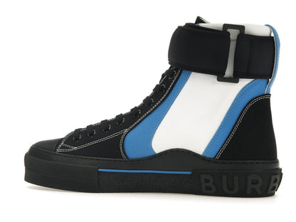 Burberry Sub High-Top Laced-Up Trainer Black Blue White