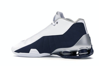 Nike Shox BB4 White Silver Navy