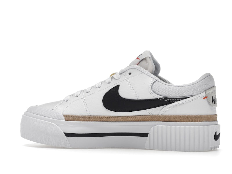 Nike Court Legacy Lift White Black (Women's)