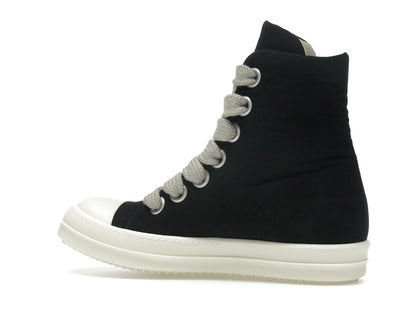 Rick Owens DRKSHDW Hollywood Jumbo Lace Puffer High Top Black Milk