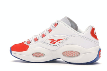 Reebok Question Low Patent Toe Orange