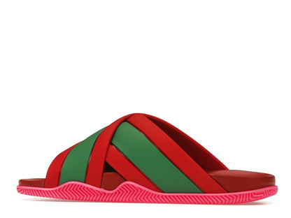 Gucci Web Slide Pink Rubber (Women's)