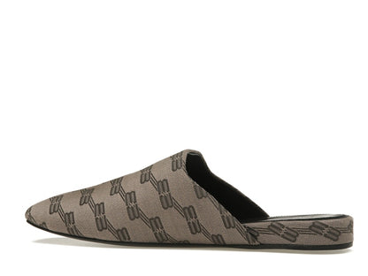 Balenciaga Cozy Jacquard Mules Brown
