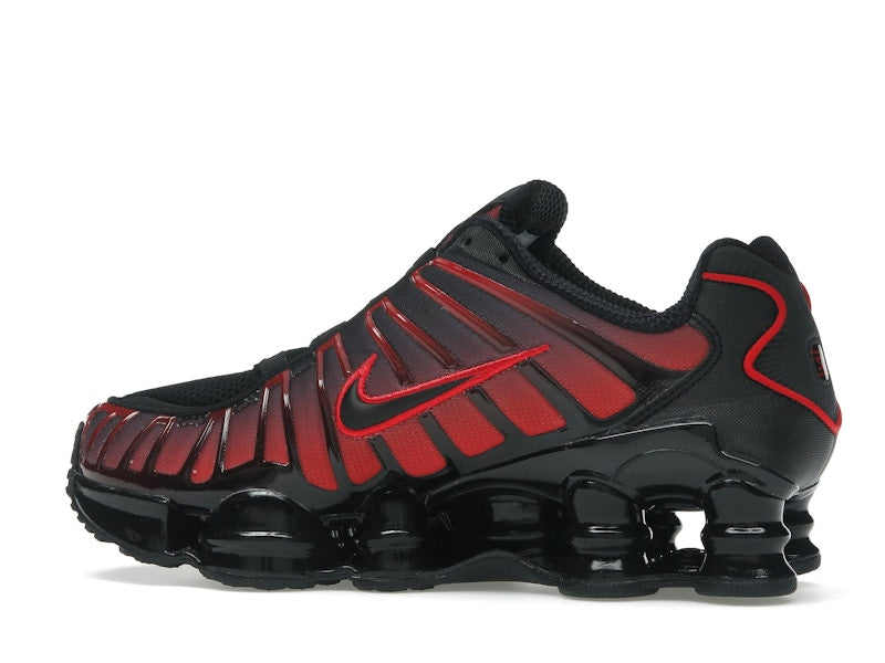 Nike Shox TL Black University Red Gradient