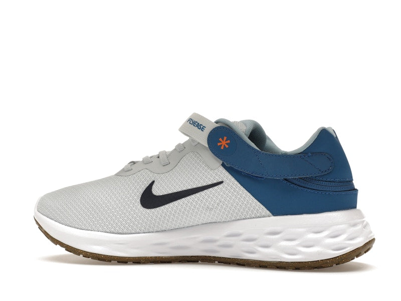 Nike Revolution 6 FlyEase Next Nature Pure Platinum Dark Marina Blue