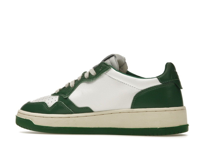 Autry Medalist Leather Low Green White