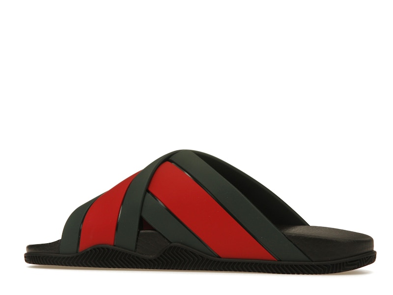 Gucci Web Slide Black Rubber (Women's)