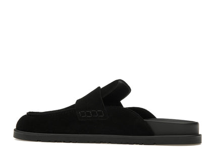 Hermes Go Mule Noir Suede Calkfskin (Men's)