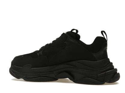 Balenciaga Triple S Black White Laces