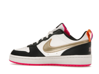 Nike Court Borough Low 2 Off Noir Pink Prime (GS)
