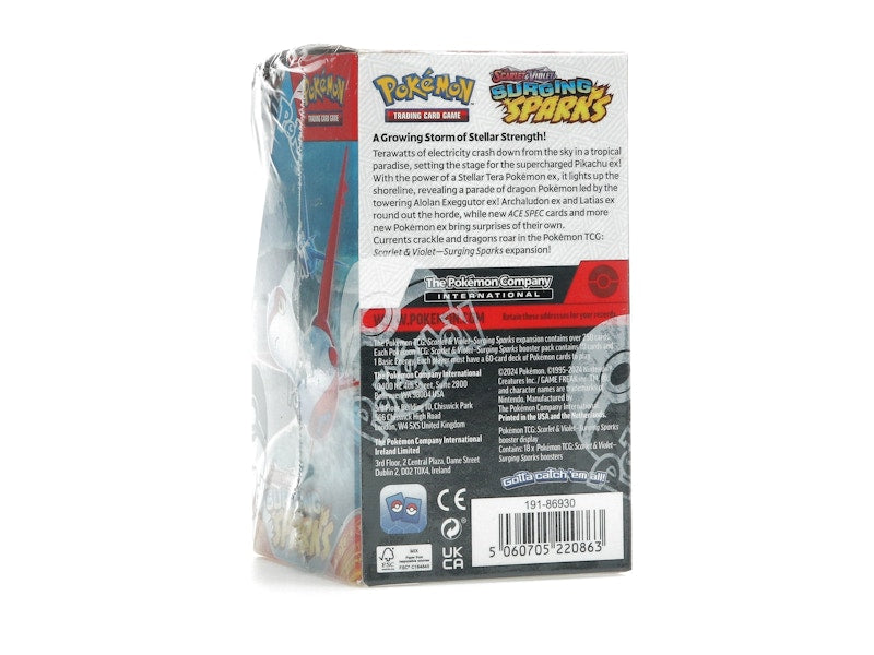 Pokémon Scarlet & Violet Surging Sparks 18 Pack Booster Box