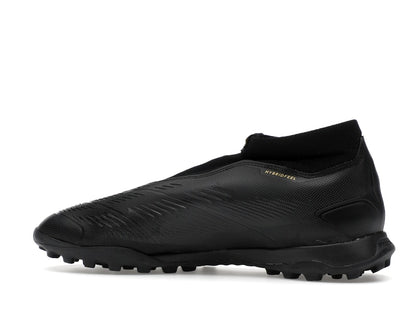 adidas Predator League Laceless Turf Core Black Carbon Gold Metallic