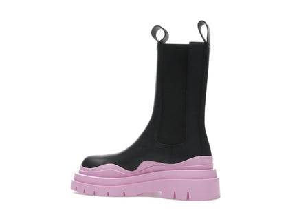 Bottega Veneta Tire Chelsea Boot Black Gloss (Women's)