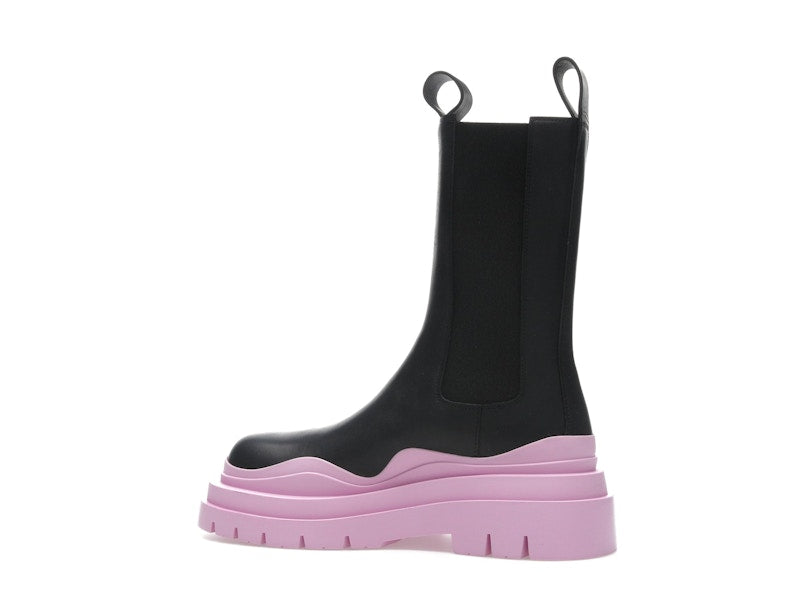 Bottega Veneta Tire Chelsea Boot Black Gloss (Women's)