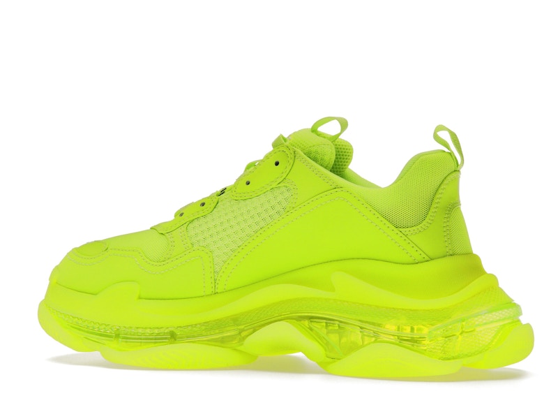 Balenciaga Triple S Clear Sole Fluo Yellow
