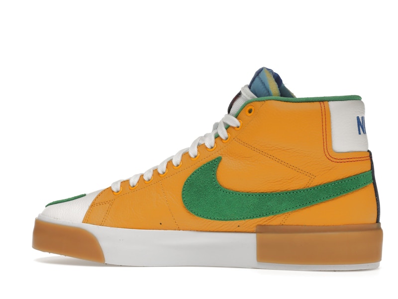 Nike SB Zoom Blazer Mid Edge Safety Orange University Gold