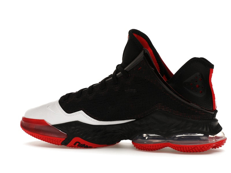 Nike LeBron 19 Low Black White University Red