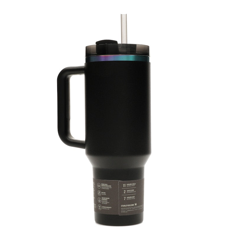 Stanley The Black Chroma Collection Flowstate Quencher 40oz Tumbler Black Chroma