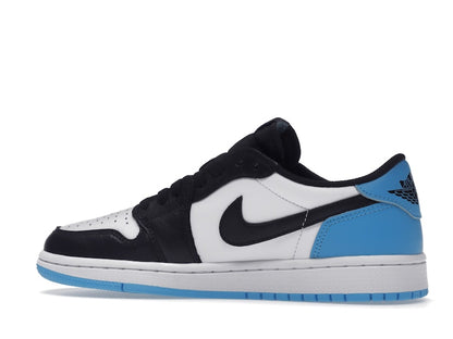 Jordan 1 Retro Low OG Black Dark Powder Blue (Women's)