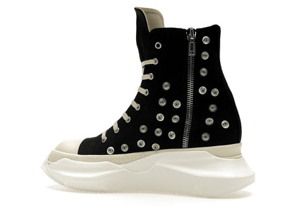 Rick Owens DRKSHDW Abstract Sneaks Studded Eyelets Black Milk