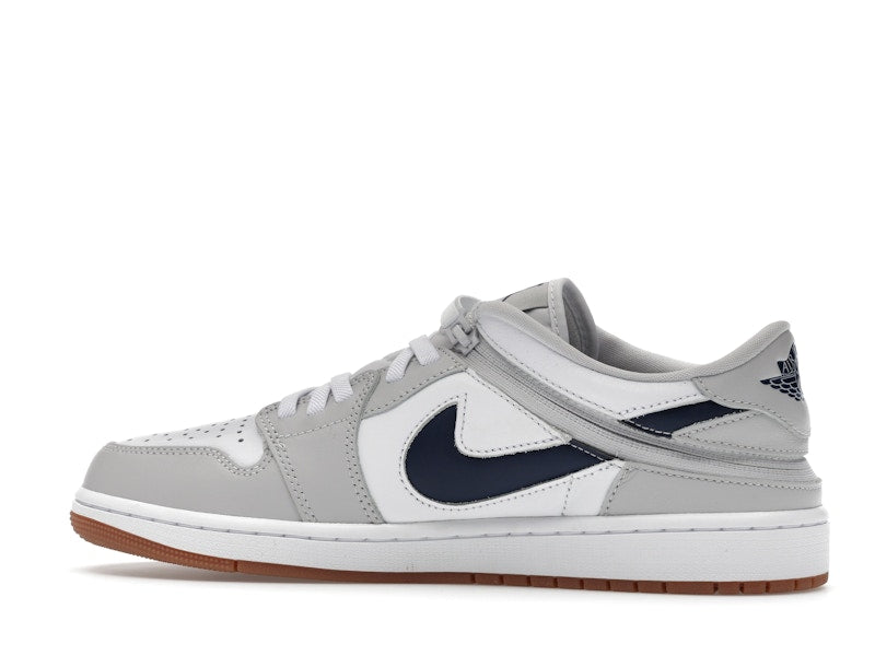 Jordan 1 Low EasyOn White Neutral Grey Gum Midnight Navy